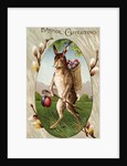 Rabbit Carrying Easter Eggs by Anonymous