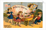 Children Pulling Giant Easter Egg by Anonymous