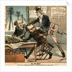 Political Cartoon Targeting Telegraphs by Anonymous