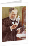 Detail of Louis Pasteur in His Laboratory by Albert Edelfelt