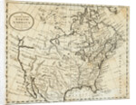 Map of North America by Anonymous