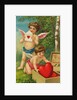 Cherub Pulling Heart from Box by Anonymous
