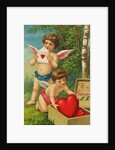 Cherub Pulling Heart from Box by Anonymous