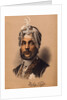 Portrait of Dhuleep Singh in Royal Headdress by Anonymous