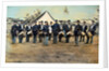 Civil War Soldiers Posing at Encampment by Anonymous