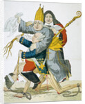 French Caricature on Absolutism of Kings by Anonymous