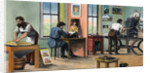 Early Lithography Room by Anonymous
