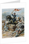 Illustration of Philip Henry Sheridan in Civil War Battle by Anonymous