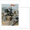 Illustration of Philip Henry Sheridan in Civil War Battle by Anonymous
