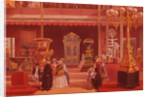 Color Print Depicting Products of India at the 1851 London Exposition by Anonymous