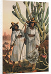 Portrait of Papago Indians by Anonymous
