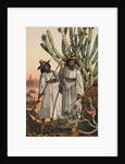 Portrait of Papago Indians by Anonymous