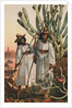 Portrait of Papago Indians by Anonymous