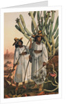 Portrait of Papago Indians by Anonymous