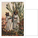 Portrait of Papago Indians by Anonymous