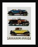 Advertisement for Graham-Paige Automobiles by Anonymous