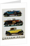 Advertisement for Graham-Paige Automobiles by Anonymous