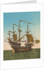 Large British Vessel on the Sea by Anonymous
