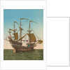 Large British Vessel on the Sea by Anonymous