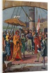 Sir Francis Drake Greeting Eastern Prince by Anonymous
