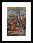 Sir Francis Drake Greeting Eastern Prince by Anonymous