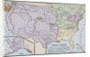Map of America Showing Indian Tribes' Location by Anonymous