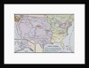 Map of America Showing Indian Tribes' Location by Anonymous