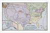 Map of America Showing Indian Tribes' Location by Anonymous