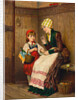Little Red Riding Hood Being Instructed by Her Mother by Anonymous