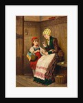 Little Red Riding Hood Being Instructed by Her Mother by Anonymous