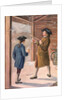 Illustration of Benjamin Franklin and Assistant Performing Lightning Experiment by Anonymous