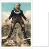 Depiction of Railroad Tycoons Pulling Strings to Train Activity by Anonymous