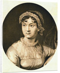 Detail of Portrait Engraving of Jane Austen by Anonymous