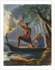 Indian Man Aiming Spear by Anonymous
