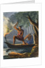 Indian Man Aiming Spear by Anonymous