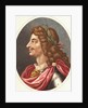 Illustrative Profile of Charles II as King of England by Anonymous