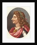 Illustrative Profile of Charles II as King of England by Anonymous