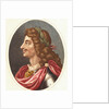 Illustrative Profile of Charles II as King of England by Anonymous