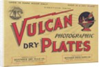 Advertisement for Vulcan Photographic Dark Plates by Anonymous