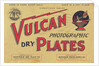 Advertisement for Vulcan Photographic Dark Plates by Anonymous