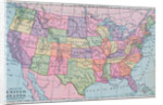 Map of the United States of America by Anonymous