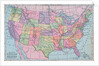 Map of the United States of America by Anonymous