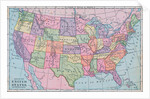 Map of the United States of America by Anonymous