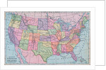 Map of the United States of America by Anonymous