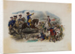 George Washington and His Men During Monmouth Battle by Anonymous