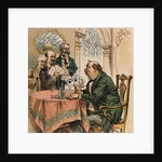 Grover Cleveland Playing Poker by Anonymous