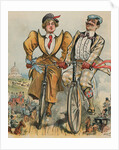 People Riding Bicycles by Anonymous
