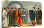Drawing of Thomas A. Becket Admonishing Earl of Leicester by Anonymous
