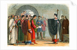 Drawing of Thomas A. Becket Admonishing Earl of Leicester by Anonymous