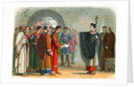 Drawing of Thomas A. Becket Admonishing Earl of Leicester by Anonymous